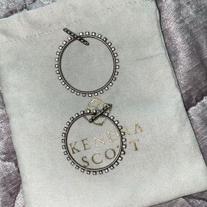 ka hanging circles with diamond stones